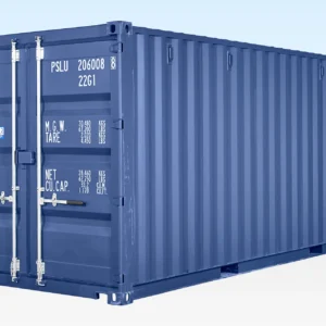 20ft Shipping Container (One Trip) Blue (RAL 5013)
