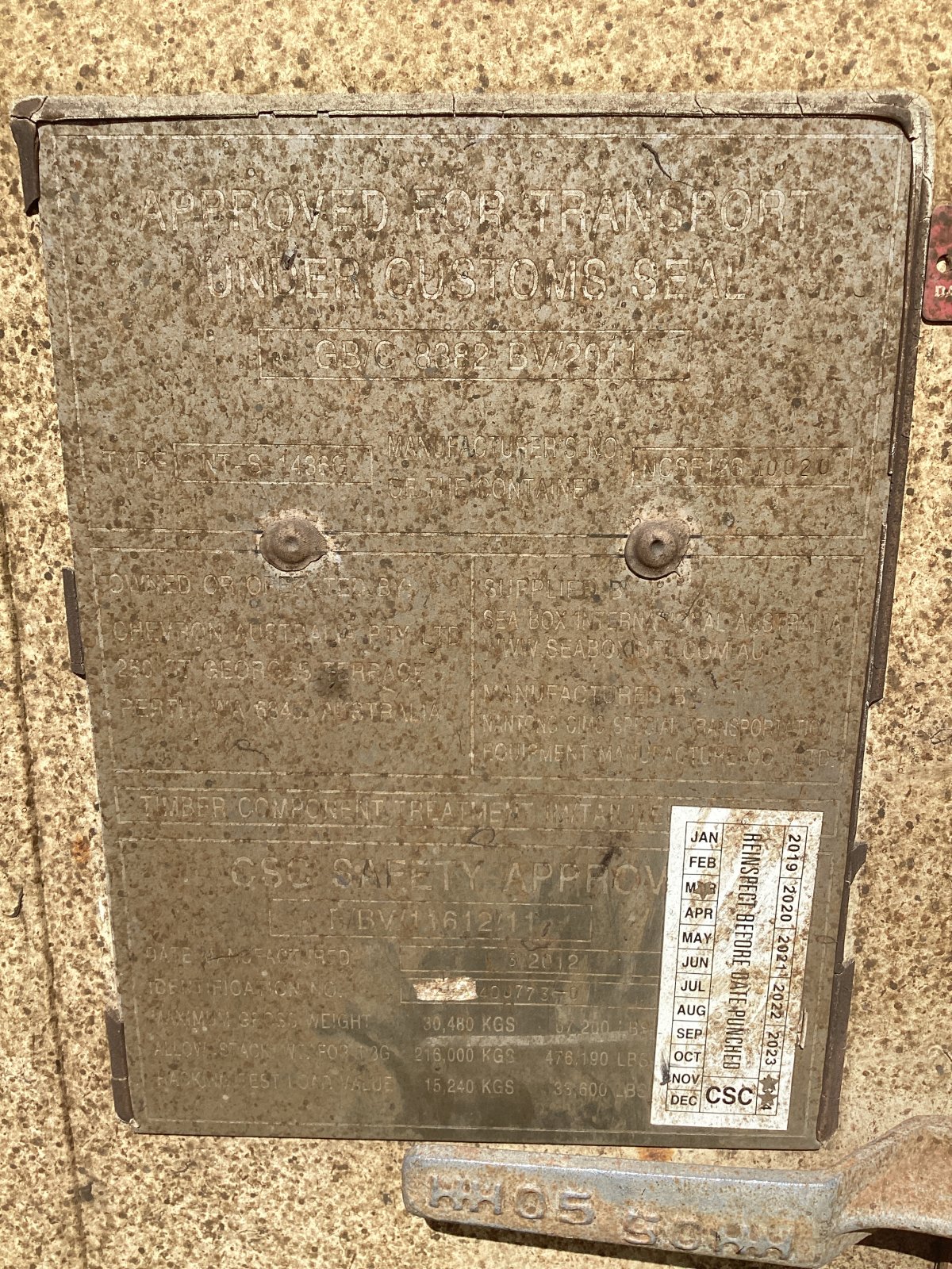 20ft General Purpose Container Central Coast RWLU2219641 - Image 10